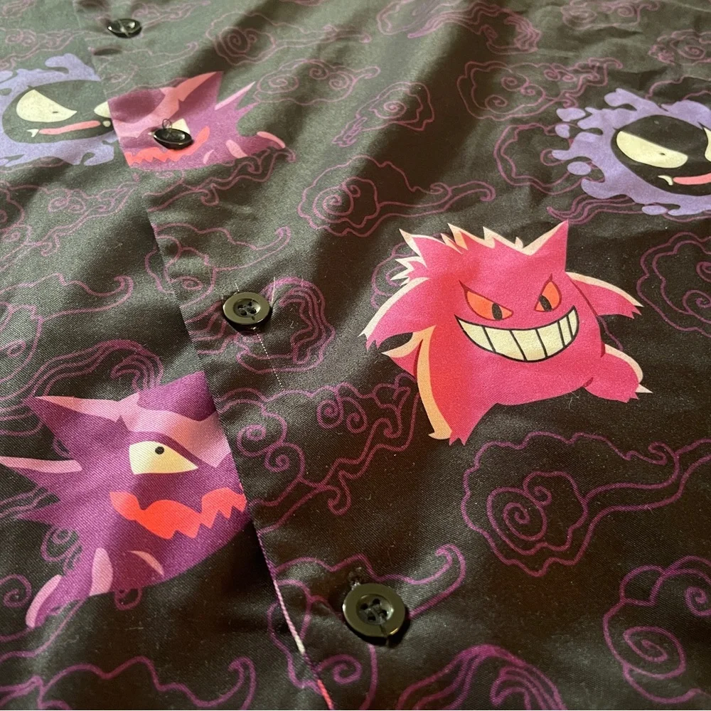 Pokemon Silky Button down Shirt by RE’HTRELT - Picture 3 of 8